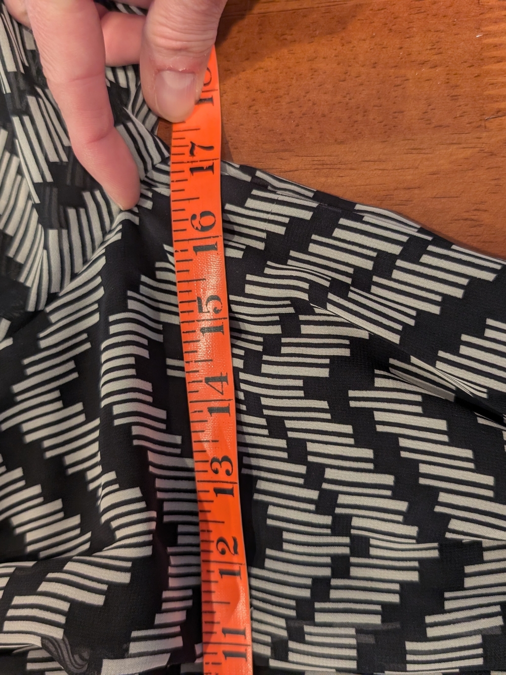 Sweet Storm Black and White Chevron Mini Dress - Picture 8 of 10